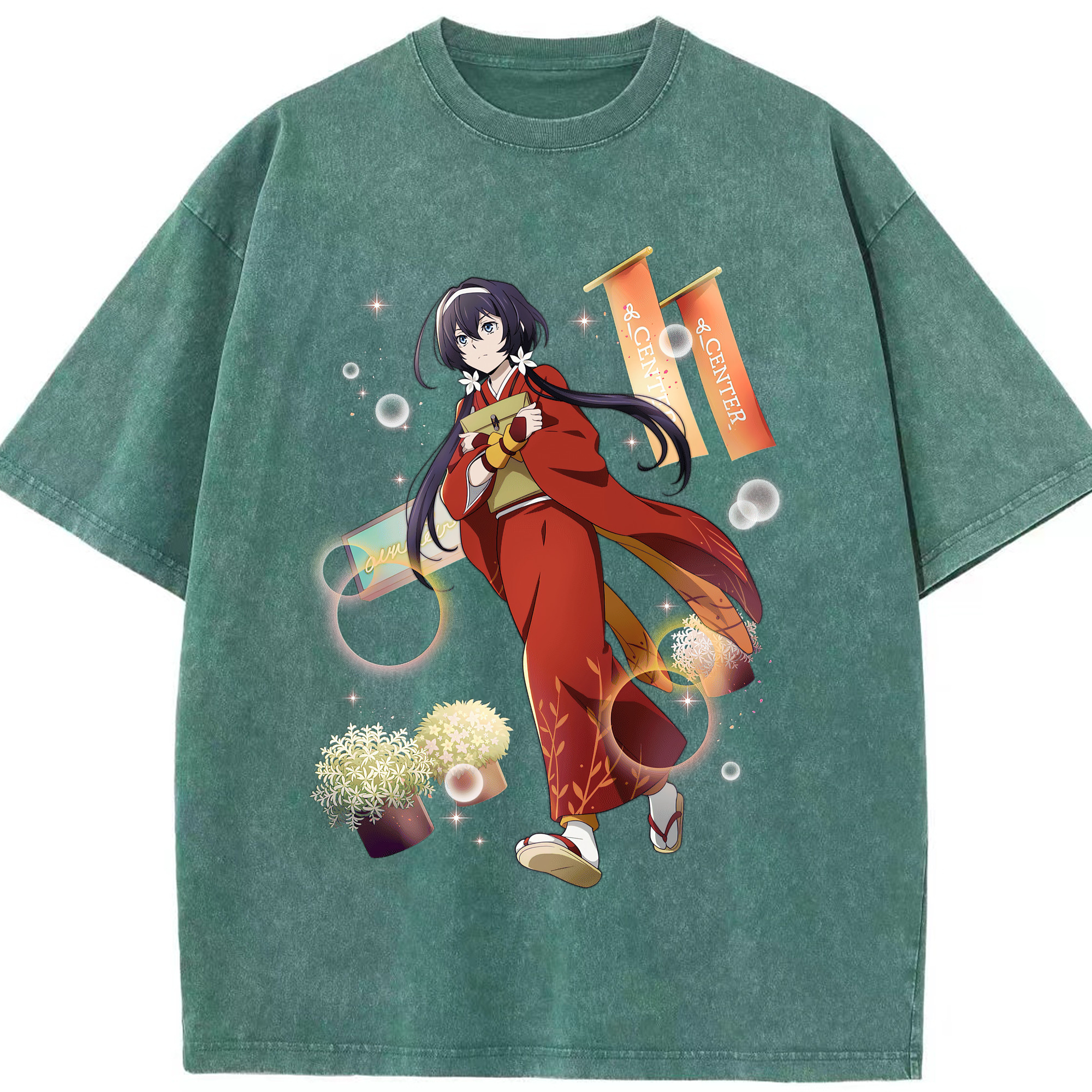 （画像用） 文豪ストレイドッグス Bungo Stray Dogs 綿100% ヴィンテージ風 半袖Tシャツ（フロントプリント）